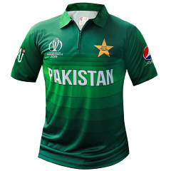 2019 Pakistan World Cup Cricket Shirt - Jnr