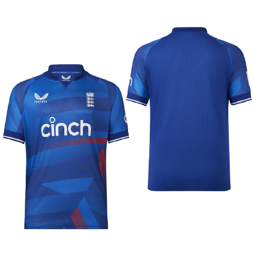 2023 England Castore ODI Cricket Shirt - Snr