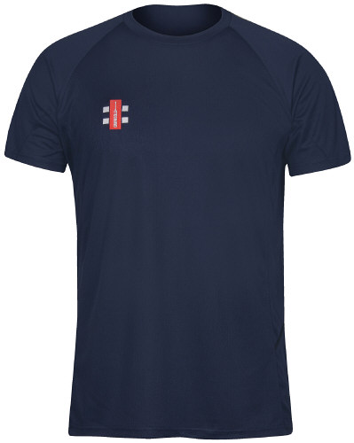 Gray Nicolls Matrix T-Shirt Navy Blue - Jnr