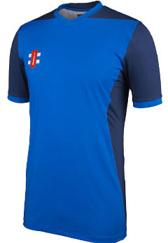 GN Pro Performance T20 Cricket Shirt Short Sleeve Royal Snr 