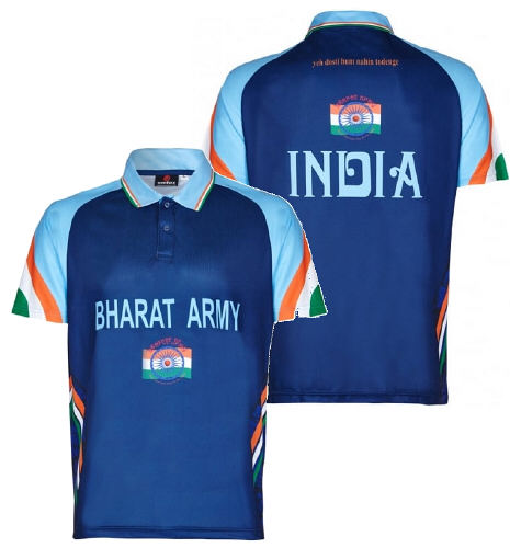 india cricket polo shirt
