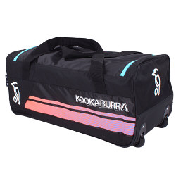 Kookaburra 9500 Wheelie Cricket Bag Black/Purple 2024