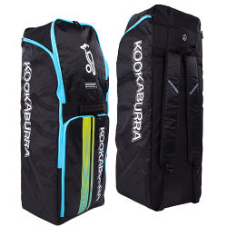 Kookaburra D4500 Duffle Cricket Bag Black/Aqua 2024