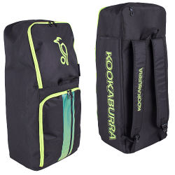 Kookaburra D6500 Duffle Cricket Bag Black/Lime 2024