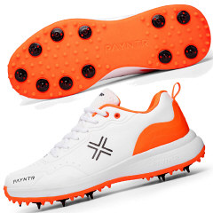 Payntr XPF-AR All Rounder Cricket Shoes Orange/White Snr  2022 2022