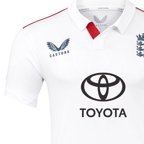 2025 England Castore Test Cricket Shirt Snr