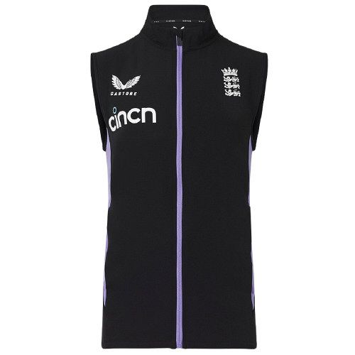 2024 England Castore Cricket Training Gilet Snr
