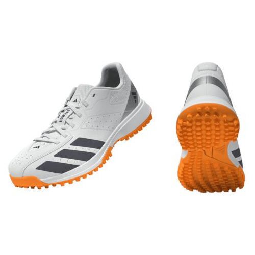 adidas Howzat Rubber White Cricket Shoes 2026