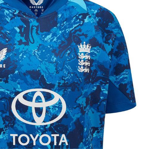 2025 England Castore Personalised ODI Cricket Shirt Jnr