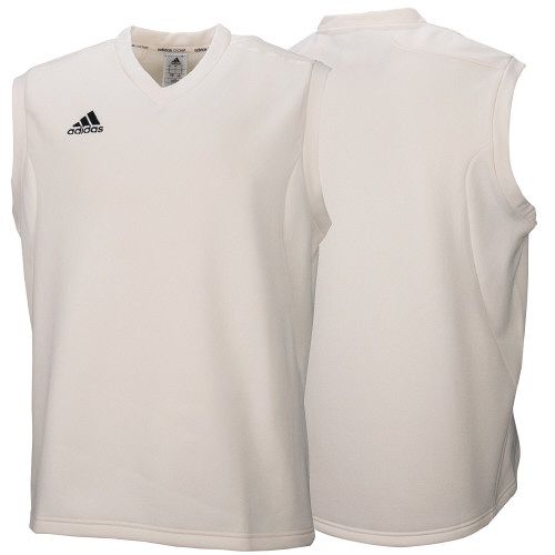 adidas Elite Cricket Sleeveless Slipover  Snr