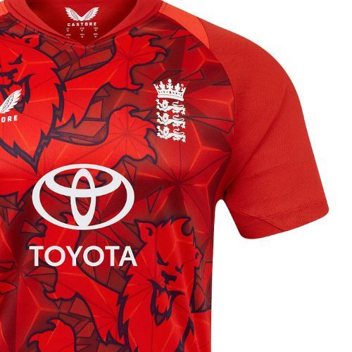 2025 England Castore T20 Cricket Shirt Snr