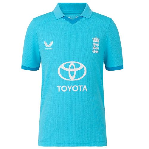 2026 England Castore Personalised ODI Cricket Shirt Snr front