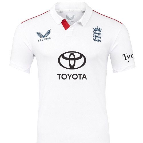 2026 England Castore Test Cricket Shirt Snr front
