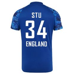 2025 England Castore Personalised ODI Cricket Shirt Jnr back