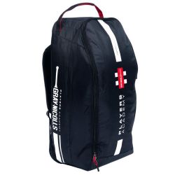 Gray Nicolls Players Academy Black Wheelie Duffle Cricket Bag Front