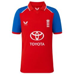 2026 England Castore T20 Cricket Shirt Snr front