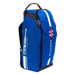 Gray Nicolls Players Academy Blue Wheelie Duffle Cricket Bag Front