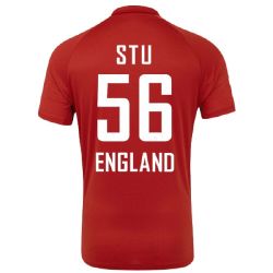 2025 England Castore Personalised T20 Cricket Shirt Jnr back